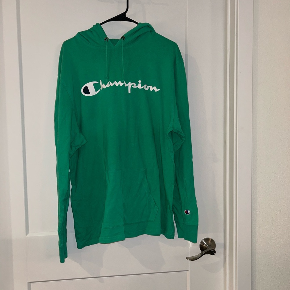 Champion Authentic Green Hoodie